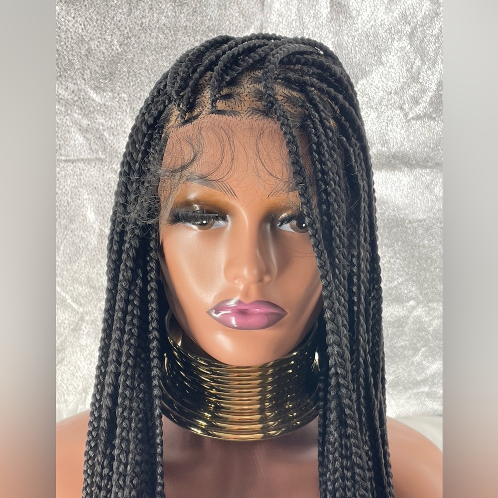 Milan Di HD Full Lace Knotless Box Braid Wig - 36 Inches